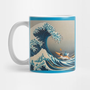 Kanagawa wave - Funny Kayaking Meme Mug